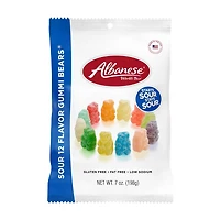 Albanese Sour 12 Flavor Gummi Bears, 7 oz.