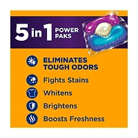 Arm & Hammer with OxiClean Odor Blasters 5-in-1 Power Paks, Fresh Burst, 42 ct