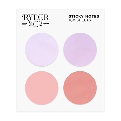Ryder & Co Sticky Notes, Circles