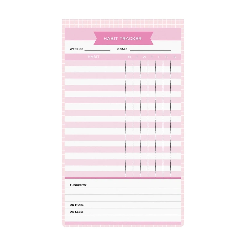 Ryder & Co List Pad, Habit Tracker