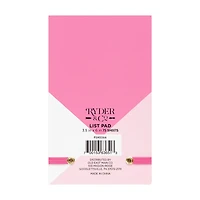 Ryder & Co List Pad, Habit Tracker