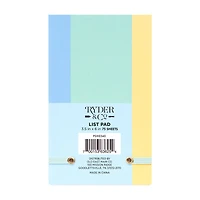 Ryder & Co List Pad, To Do List