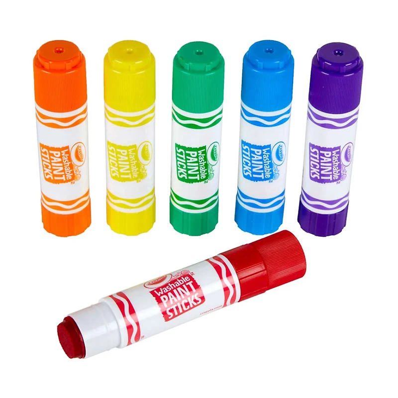 Crayola Washable Paint Sticks, 6 ct