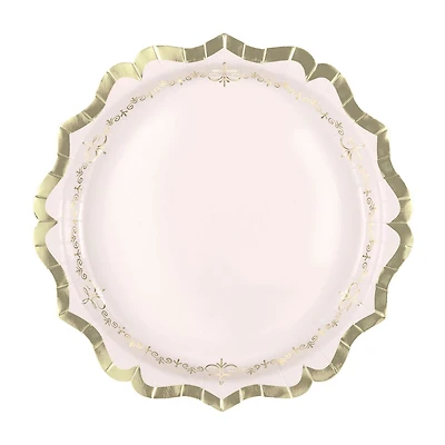 Golden Garden Party Plates, 9.25 in, 8 ct
