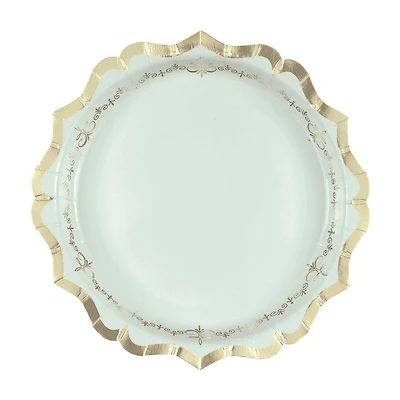 Golden Garden Party Plates, 8.25 in, 8 ct