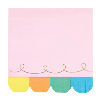 Rainbow Birthday Sweets Luncheon Napkins, 16 ct