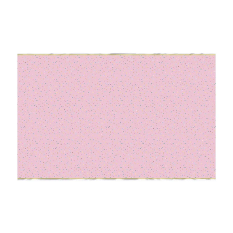 Pink Rainbow Birthday Sweets Rectangular Foil Table Cover