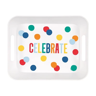 'Happy Birthday' Plastic Serving Tray