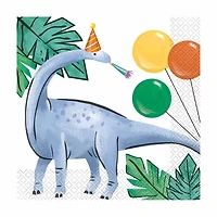 Partying Dinosaur Luncheon Napkins, 16 ct