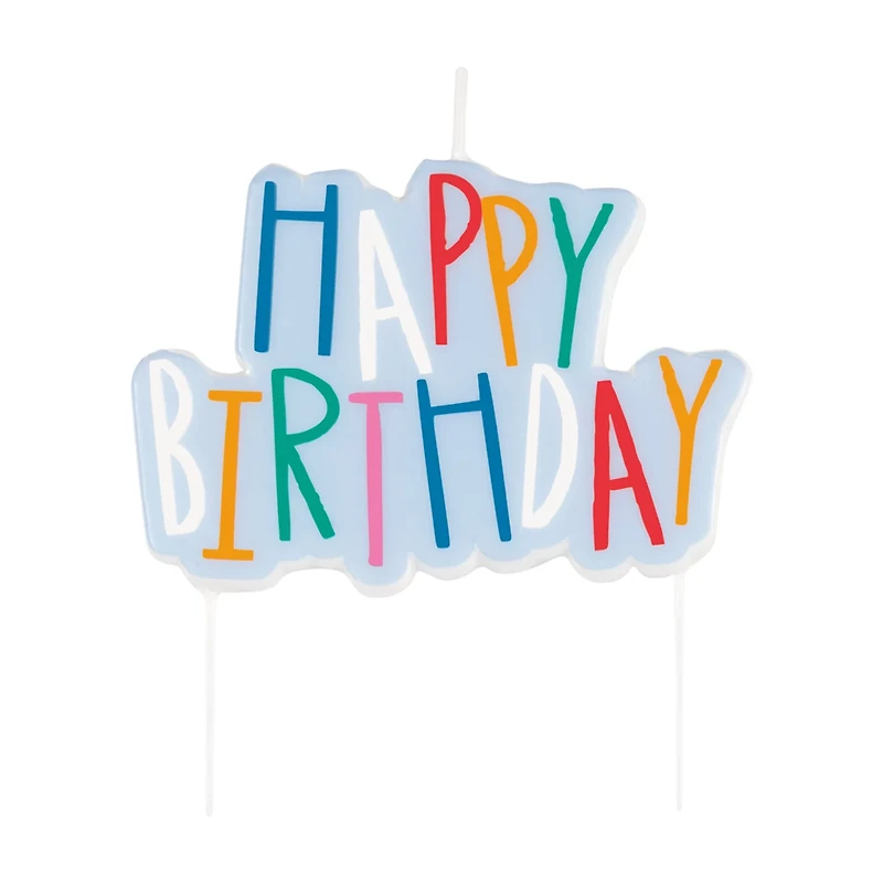 Large 'Birthday Mayhem' Birthday Candle