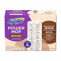 Swiffer PowerMop Wood Mopping Pads, 5 ct