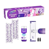 Swiffer PowerMop Multi-Surface Mop Kit for Floor Cleaning, Fresh Scent