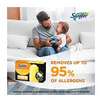 Swiffer Dusters Heavy Duty Multi-Surface Duster Refills for Cleaning, Unscented, 6 Count