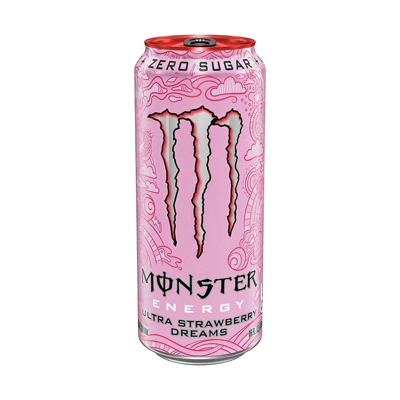 Monster Energy Ultra Strawberry Dreams Drink, 16 fl oz