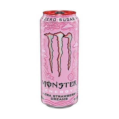 Monster Energy Ultra Strawberry Dreams Drink, 16 fl oz