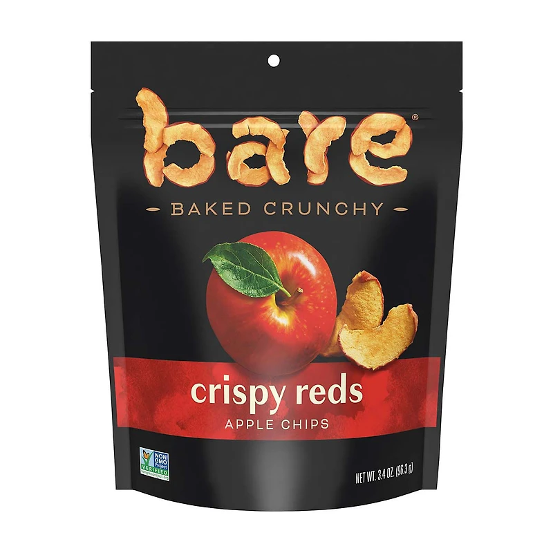 Bare Baked Crunchy Crispy Reds Apple Chips, 3.4 oz