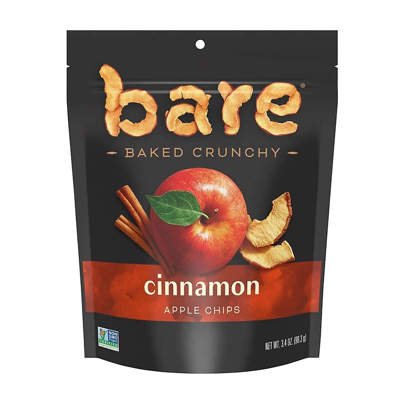 Bare Baked Crunchy Cinnamon Apple Chips, 3.4 oz