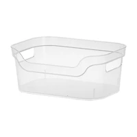 Sterilite Open Plastic Bins, Set of 2, Small
