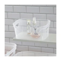 Sterilite Open Plastic Bins, Set of 2, Small