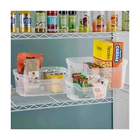 Sterilite Open Plastic Bins, Set of 2, Small