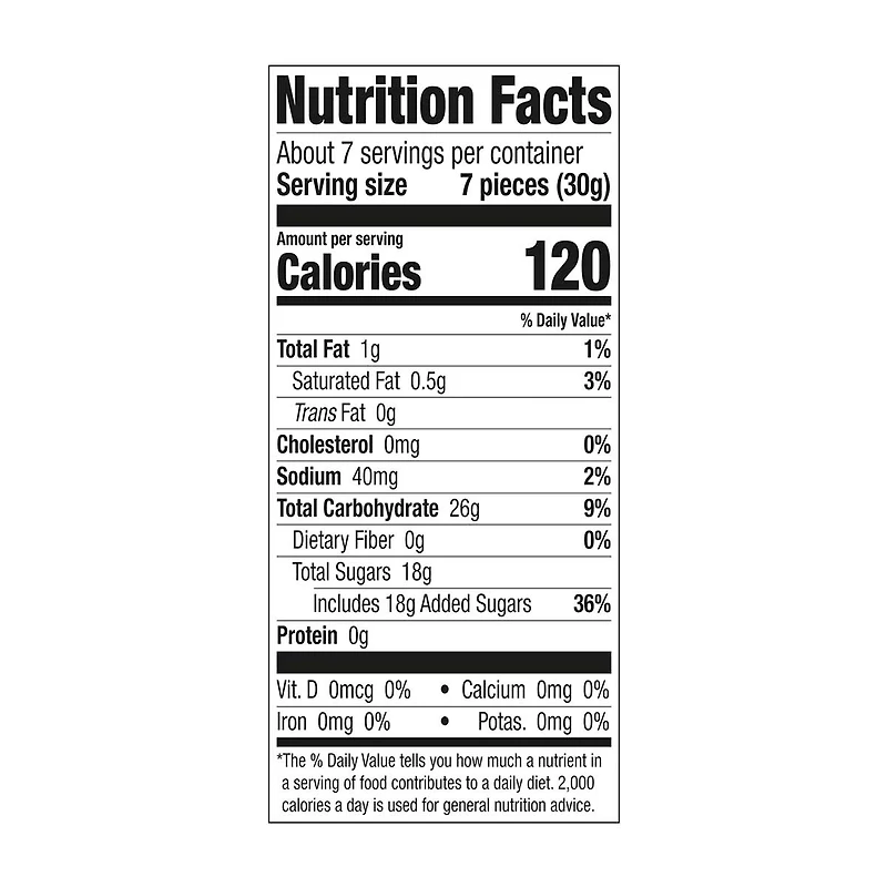 Now & Later Original Mix - Mixed Fruit Chews, 7 oz