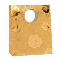 Golden Floral Embellished Gift Bag, Large