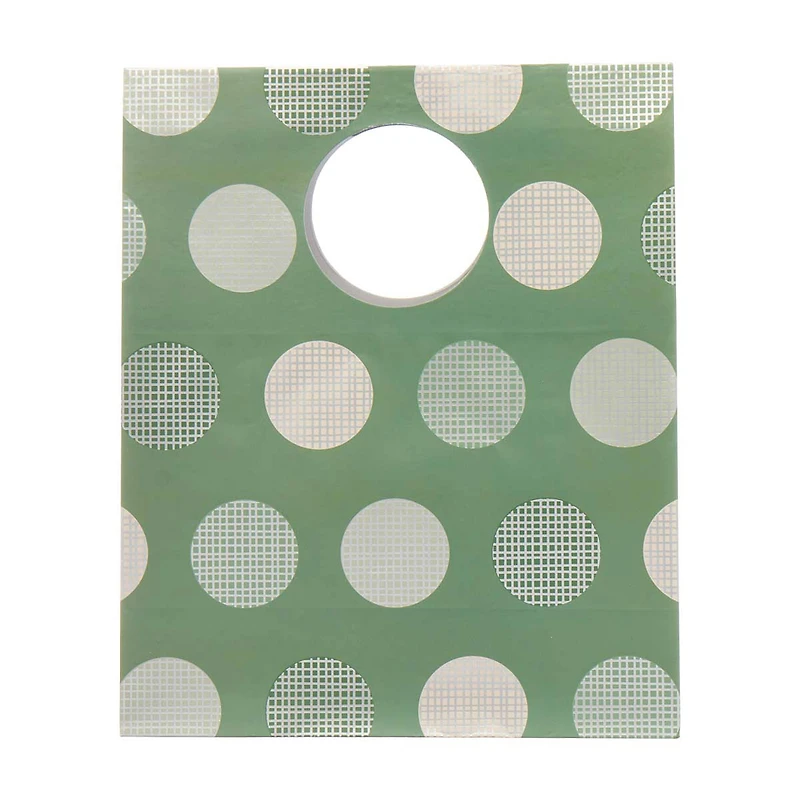 Foil Dotted Embellished Gift Bag, Large