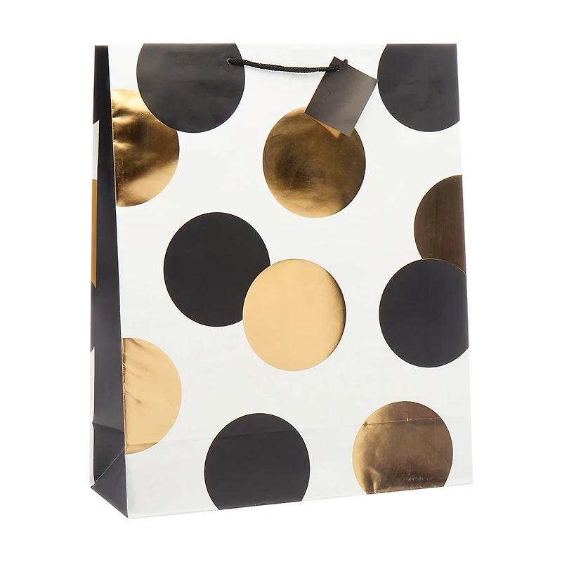 Dotted Embellished Gift Bag, Extra Large