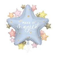 Giant Foil Dainty Unicorn Star Balloon, 22 in