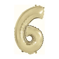 Foil Gold Number Balloon