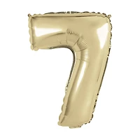 Foil Gold Number Balloon