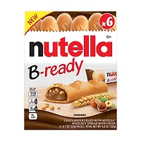 Nutella B-ready Crispy Wafer Snack Bars, 6 ct