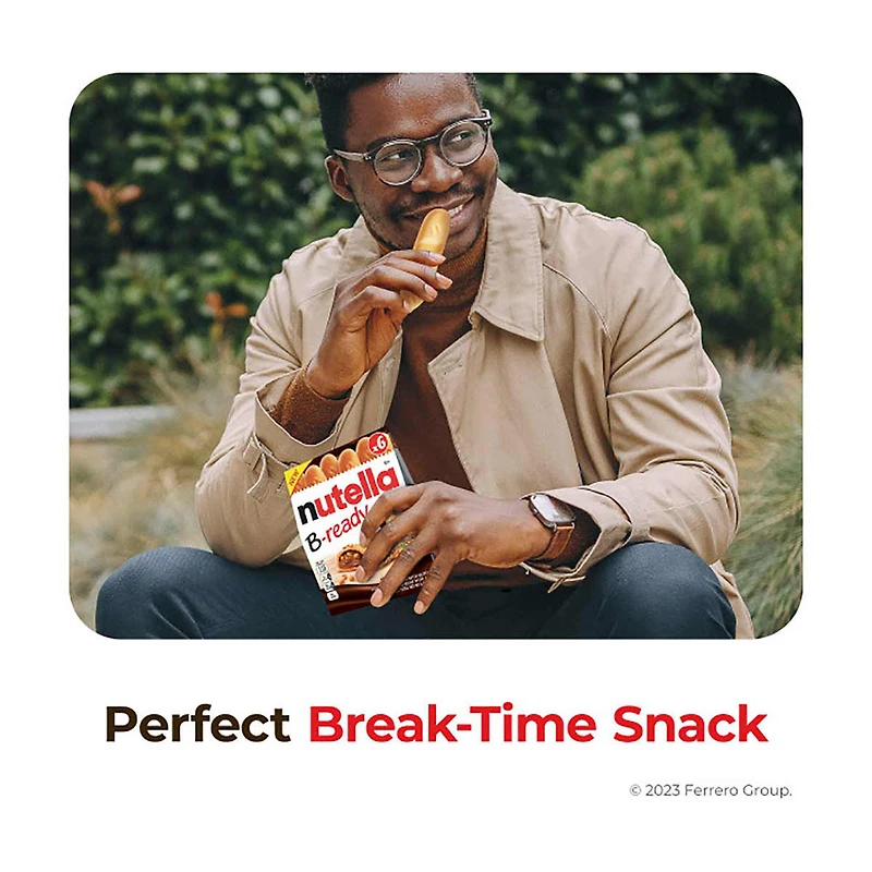 Nutella B-ready Crispy Wafer Snack Bars, 6 ct