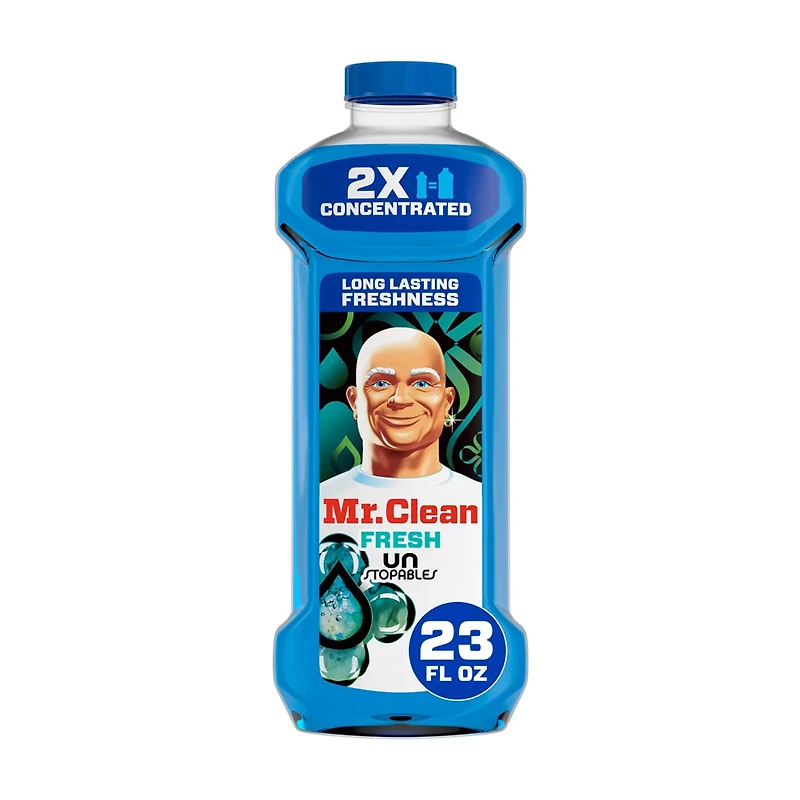 Mr. Clean 2X Concentrated Multi Purpose Cleaner, Unstopables Fresh Scent, 23 fl