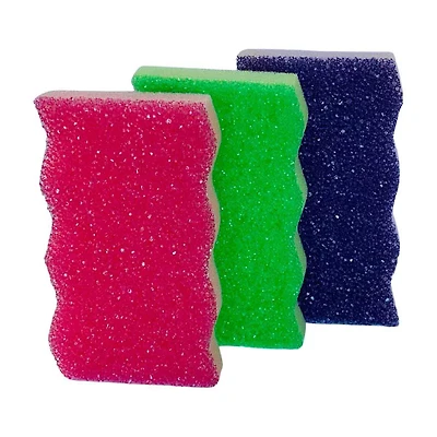 Scrubbing Sponge, 3 ct