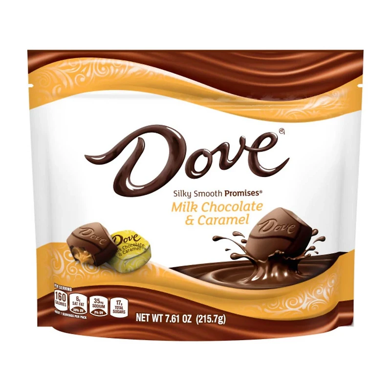 Dove Promises Milk Chocolate & Caramel Candies, 7.61 oz.