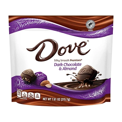 Dove Promises Dark Chocolate & Almond Candies, 7.61 oz.