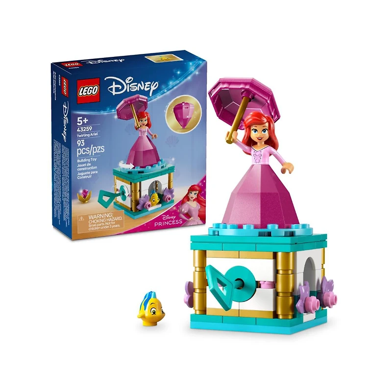 LEGO Disney Princess Twirling Ariel Building Toy 43259