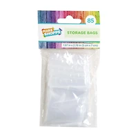 Small Clear Plastic Storage Bags, 85 ct