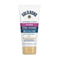 Gold Bond Age Renew Retinol Overnight Body & Face Lotion, 4.3 oz