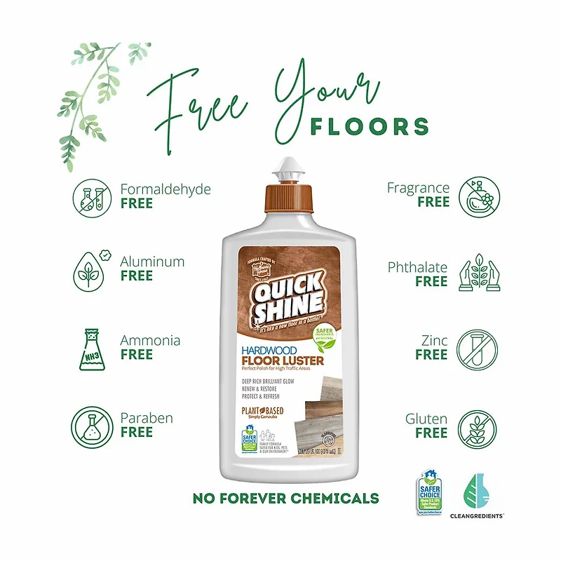 Quick Shine Hardwood Floor Luster, 16 fl oz