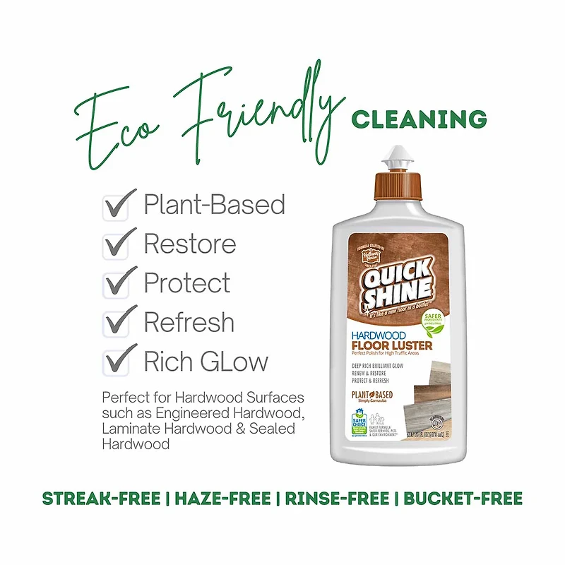 Quick Shine Hardwood Floor Luster, 16 fl oz