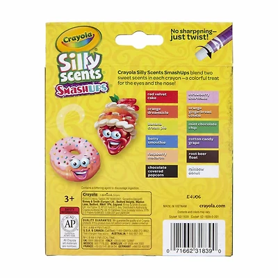 Crayola 12ct Silly Scent SmashUps Mini Twistable Crayons