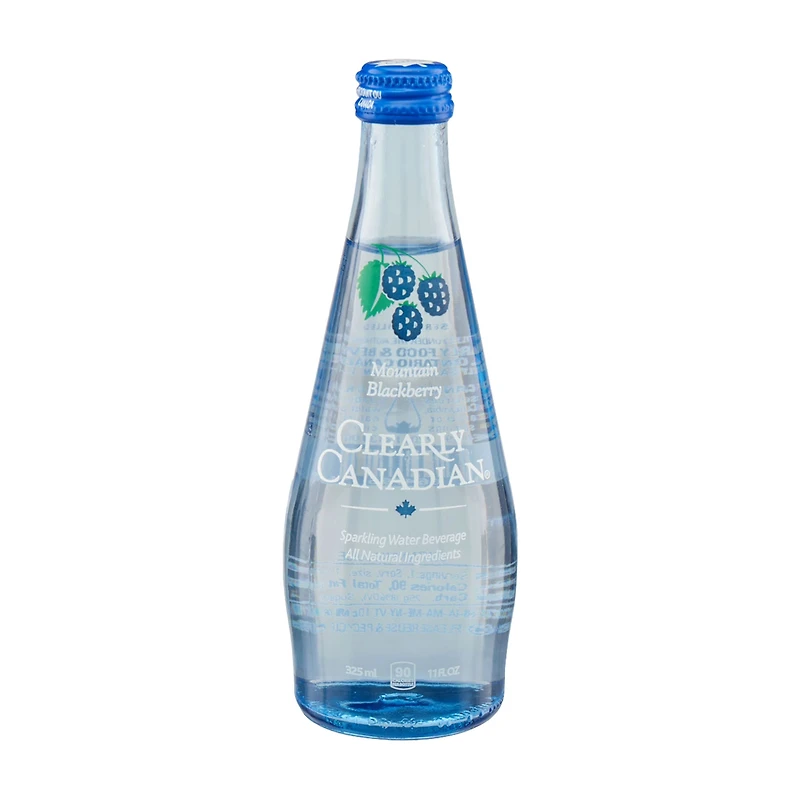 Clearly Canadian Mountain Blueberry Sparkling Water, 11 fl oz