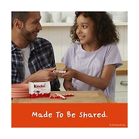 Kinder Chocolate Bars with Creamy Milky Filling, 1.8 oz, 4 pk