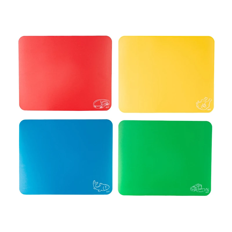 Glad Flexible Cutting Mats, 4 pc Set