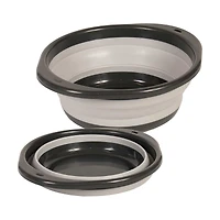 Glad Collapsible Mixing Bowl, Gray, 5.5 L