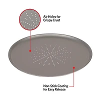 Glad Air Crisp Pizza Pan, 14 in