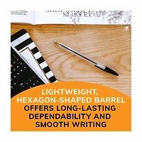 BIC Cristal Xtra Smooth Black Ballpoint Pens, Medium Point (1.0mm), 10-Count Pack, Extra Smooth and Reliable Ballpoint Pens