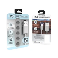 iJoy Magnet Cable Organizer, 5 ct